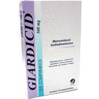 Giardicid 500mg - 10 comp